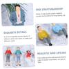 pistro 30Pcs Painted Scale People Figures Miniature Human Figurines for Architectural Models and School Projects  1/25 Scale Plastic view 3