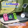 SNONBROS Handheld Game Console for Kids 3.5" IPS Large Screen Rechargeable,Preloaded 216 Video Games ,Arcade Electronic Toy Birthday Xmas Present for Girls -RoseGreen view 4