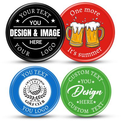 1000 Custom Plastic Poker Chips Casino Grade Personalized Poker Chip Customizable Your Logos Image Text for Texas Hold'em Poker Late Night Poker Games Drink Tickets Keepsake Business Cards Golf Gifts