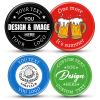 1000 Custom Plastic Poker Chips Casino Grade Personalized Poker Chip Customizable Your Logos Image Text for Texas Hold'em Poker Late Night Poker Games Drink Tickets Keepsake Business Cards Golf Gifts view 1