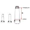 Waterproof Shopping Trolley Replacement Bag with Side Pockets, Large Capacity Oxford Cloth Storage for Easy Transport and Organization view 3