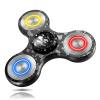 ATESSON Metal Fidget Spinner Toys for Adults Kids ADHD Stress Anxiety Relief Fidget Toys for Kids 8-12 with High-Speed Stainless Steel Bearing Light Up Silent Fidget Spinners with Fluorescent view 1