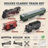 Train Set with More Tracks & Carriages, Luxury Train Toys with Smoke, Light and Sound, Christmas Train Sets for Around The Tree, Toy Train Set for 3 4 5 6 7 8+ Years Old Boys Toddlers Gifts view 2