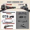 Train Set with More Tracks & Carriages, Luxury Train Toys with Smoke, Light and Sound, Christmas Train Sets for Around The Tree, Toy Train Set for 3 4 5 6 7 8+ Years Old Boys Toddlers Gifts view 4