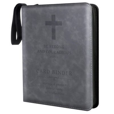 Sports Card Binder, Baseball Binder, 400 Pockets Sleeves with Zipper Collector Album, Card Folder for MTG, TCG, Sports Cards