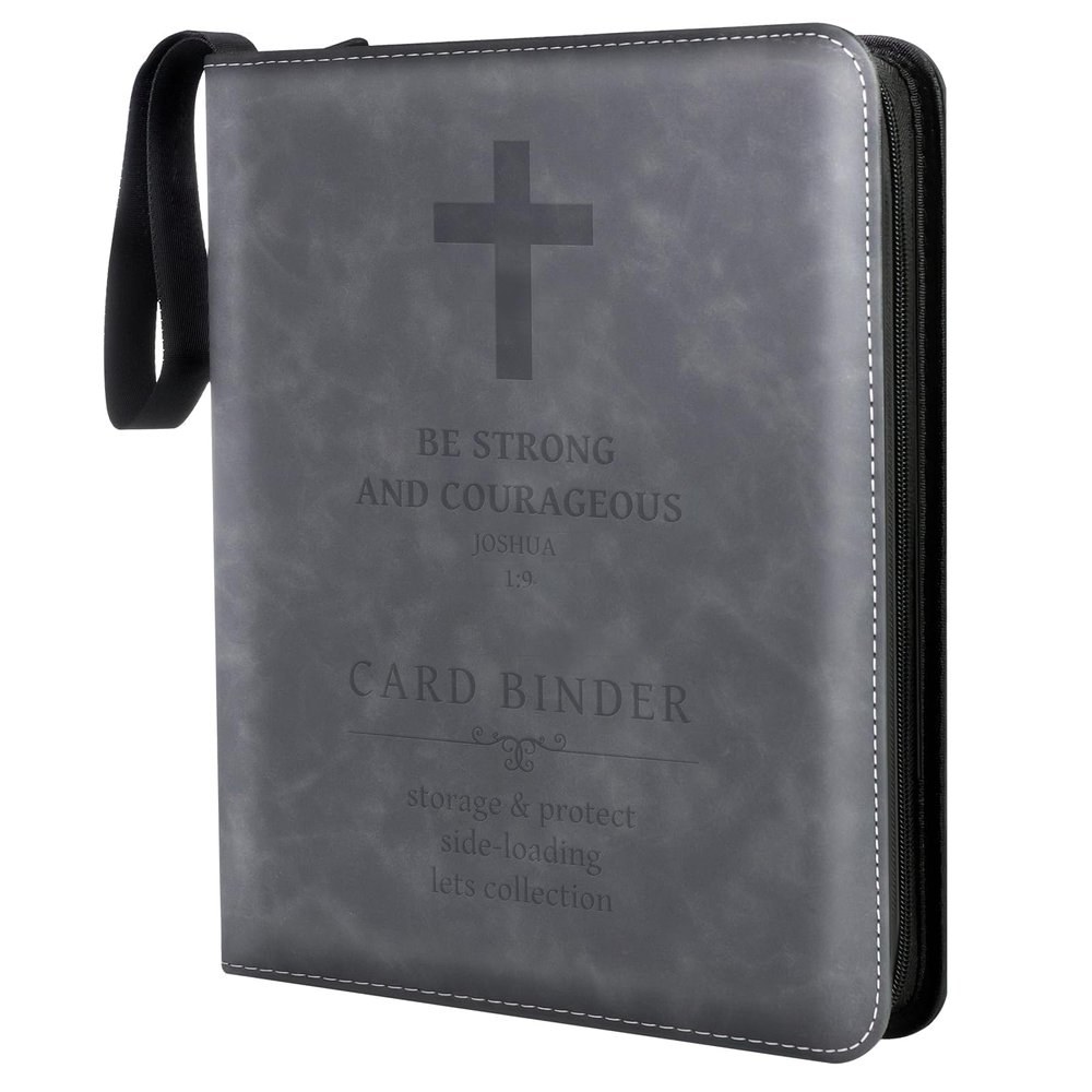 Sports Card Binder, Baseball Binder, 400 Pockets Sleeves with Zipper Collector Album, Card Folder for MTG, TCG, Sports Cards