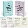 108 Mindfulness Cards for Coping Skills & Mind Brain Emotional Insight Cards - Somatic Therapy for Stress Relief & Anxiety - CBT, Grounding, Self Care Techniques for Teens | Adults | Therapists view 1