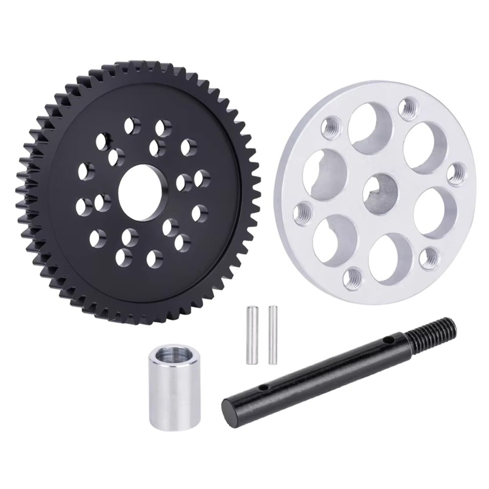MYHWDRNU RC Car Parts Compatible with SCX10 for Vanquish VS4-10 1/10 RC Crawler Car Upgrade Modification Parts Accessories 56T 32P Spur Gear Kit
