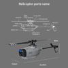OYDL RC ERA C127AI RC Helicopter for Adults, Black Hornet with 1080p HD Camera 4CH Brushless Motors Optical Flow Positioning, Altitude Hold RTF Military Drone Aircraft view 3
