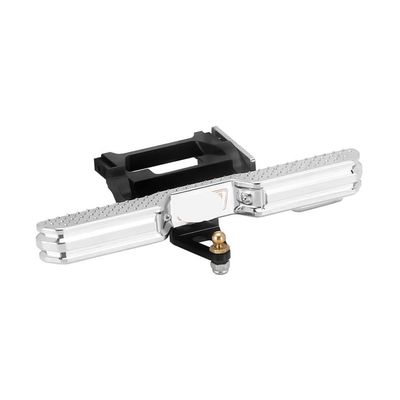 1/18 RC Crawler Trail Upgrade Bumper Set CNC Aluminum Front Rear with Dual Exhaust 4M-95 Compatible with, Style Models(Rear)