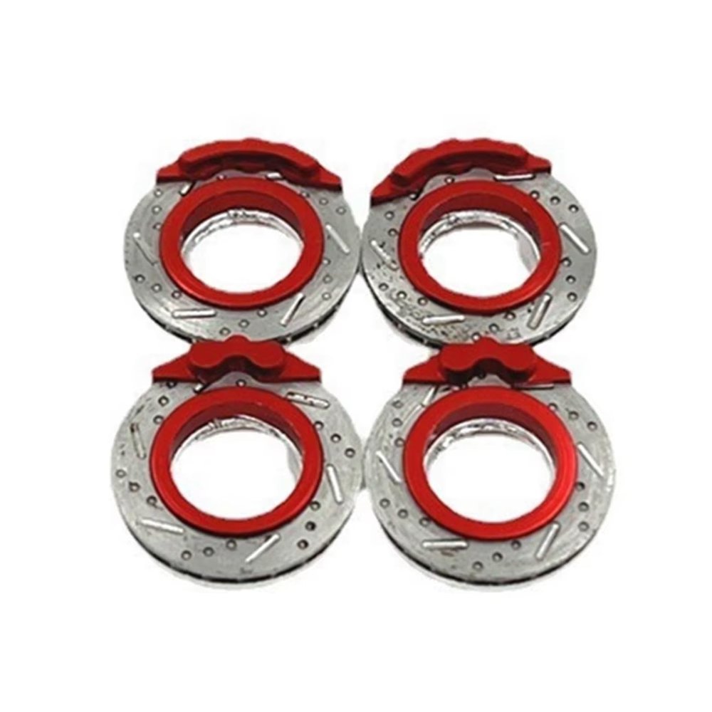 RC Car Upgrade Parts Compatible with Kyosho for MINI-Z MA020 MA030 for FWD for AWD for MINI-Q8 1/28 RC Car Upgrade Parts Accessories Metal Brake Disc Caliper