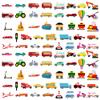BEUNITONE 2 Sets of 40pcs Different Vehicle Theme Felt Board Pieces Car Felt Story Precut Figures Set Flannel Storytelling Board Interactive Early Learning Teaching Play Kits for Xmas Birthday Gift view 1