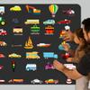 BEUNITONE 2 Sets of 40pcs Different Vehicle Theme Felt Board Pieces Car Felt Story Precut Figures Set Flannel Storytelling Board Interactive Early Learning Teaching Play Kits for Xmas Birthday Gift view 4
