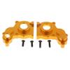 SCX10 Aluminum Transmission Housing for 1/10 Car Model, Orange view 2