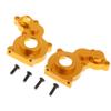 SCX10 Aluminum Transmission Housing for 1/10 Car Model, Orange view 3