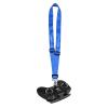 Protective Silicone Case for Remote with Lanyard - Black view 2