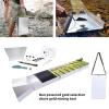 Complete Manual Gold Prospecting Kits With Foldable 50" Sluice Box Include Picks Magnifier Magnets For Outdoor Mining Portable Sluice Box For Gold Recovery view 2
