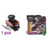 ConsoleXpress Mini V8 Engine Model Kit That Runs, FS-V800WGPC 1/10 Full Metal Eight-Cylinder Four-Stroke OHV V8 Water Cooling Engine Model Build Kit, Physical Science Experiment Kit for Adults view 2