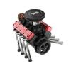 ConsoleXpress Mini V8 Engine Model Kit That Runs, FS-V800WGPC 1/10 Full Metal Eight-Cylinder Four-Stroke OHV V8 Water Cooling Engine Model Build Kit, Physical Science Experiment Kit for Adults view 3