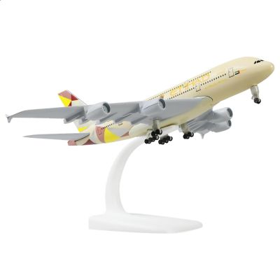 20cm Diecast Alloy 1/300 Scale Etihad Airlines A380 Finished Simulation Model