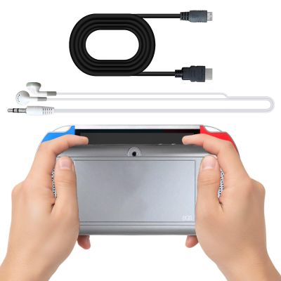 DEARCOOL Plus Handheld Game Console 5.1" Portable Retro Game Console 8G Built-in 10,000 Games Classic Game Console, Play time 1-4 Hours, Blue and Red