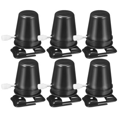 Toyvian 6 Pcs Wind Up Toy Base Mechanism, Wind Up Robot Toy, Clay Craft Accessories Replaceable Mechanism DIY Crafts Toys (Black)