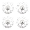 1/6 Super Car Brake Replacement Parts, Silver (Pack of 4) view 1