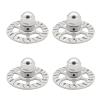 1/6 Super Car Brake Replacement Parts, Silver (Pack of 4) view 2