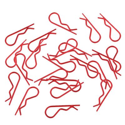 Stainless Steel Clips R Shell for, Red