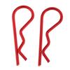 Stainless Steel Clips R Shell for, Red view 2