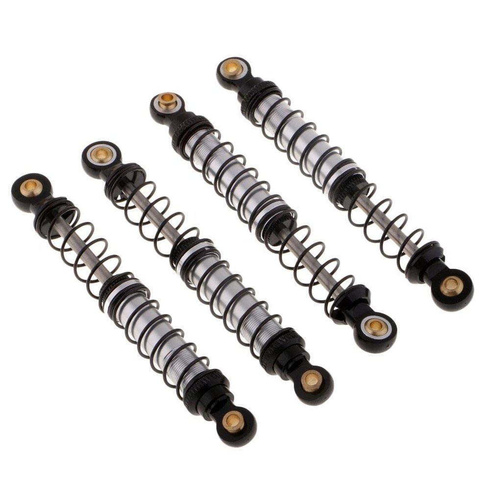 Adjustable 92mm Aluminum Alloy Shock Absorber Damper for 1/10 Car Truck Parts Black