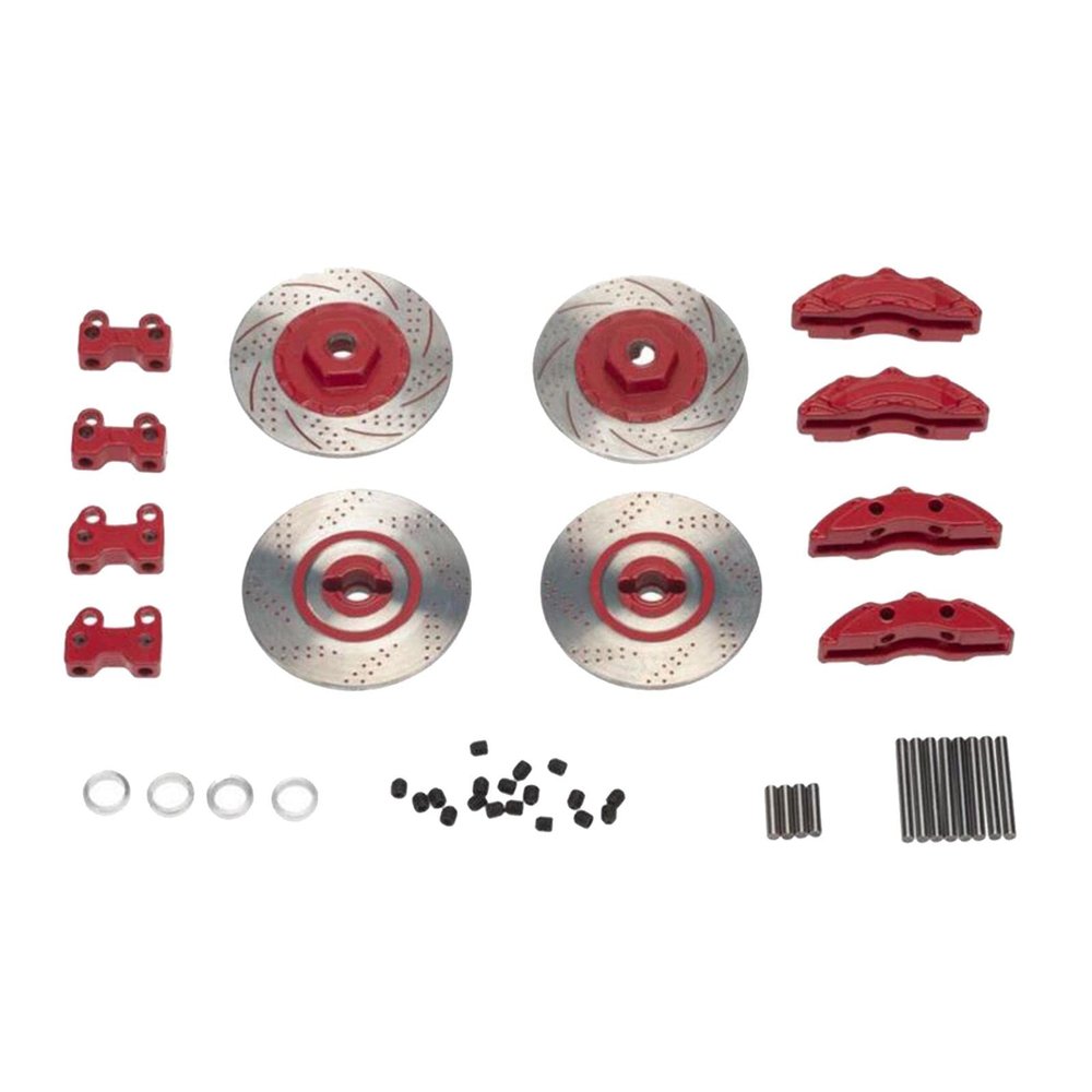 Stainless Steel Drive Brake for 1/10 Car, Red
