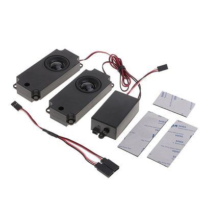 Metal Engine Sound Simulator System with Loudspeaker for 1/10