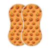 FLildon Muslin Burp Cloth for Baby 1PC Halloween Pumpkin Orange Super Absorbent Burping Cloths, Bibs for Newborn Boys Girls view 2