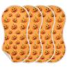 FLildon Muslin Burp Cloth for Baby 1PC Halloween Pumpkin Orange Super Absorbent Burping Cloths, Bibs for Newborn Boys Girls view 3