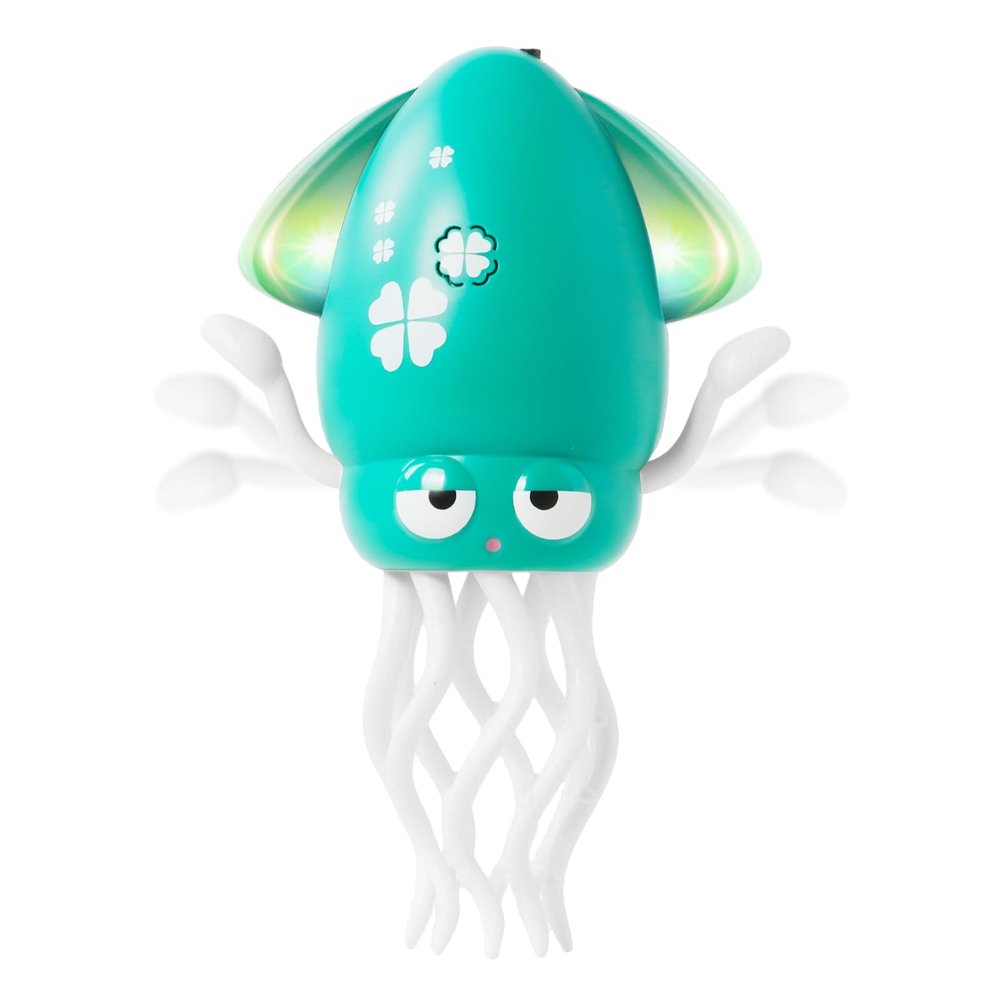 Hirger Dancing Octopus Baby Toys, Crawling Squid Infant Tummy Time Toy with Light Music, Interactive Sensory Toy for Toddler 1 2 3, Birthday Gift for 3 6 9 12 18+ Months Boy Girl