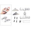 Metal Seesaw Kit for B16 B36 Crawler Trucks, 1:16 Off Road, Silver view 2