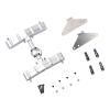 Metal Seesaw Kit for B16 B36 Crawler Trucks, 1:16 Off Road, Silver view 3