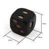 5pcs Black Skull Dice Grinning Skull Deluxe Devil Poker Dice Gothic Gambling Tower with Death Polyhedral Translucent Game view 2