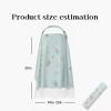 100% Cotton Nursing Cover with Support Ring & Mesh Layer, Breathable Nursing Cover Up for Breastfeeding, Adjustable Arch Neckline Breastfeeding Apron for Women (Green, Qionglin Green Sea) view 2