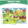 Felt Board Story Sets, 41x30 Inch Farm Animals Felt Board for Toddlers, Early Learning Wall Activities for Toddlers, Interactive Hanging for Wall for view 4