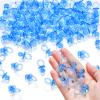 50 Pcs Mini Pacifiers Baby Shower Games Boy, 1.25 Inch Cute Baby Shower Pacifiers, Bulk Acrylic Pacifier for Party Table Scatter, Pacifier Hunt Game, Gender Reveal Decoration Party Favors(Blue) view 1