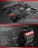 ConsoleXpress Mini V8 Engine Model Kit That Runs, FS-V800WGPC 1/10 Full Metal Eight-Cylinder Four-Stroke OHV V8 Water Cooling Engine Model Build Kit, Physical Science Experiment Kit for Adults view 3