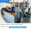 1:48 Scale Navy Ship Simulation Power Model Boat, Model Ship Kit, White Base Color, DIY Assembly and Painting Required view 3