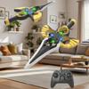CHCUTBOT RC Airplane, RC Airplanes for Kids 8-12, Remote-Controlled Airplane, 360  Stunt Flip Fighter Toy Flying Sword, Remote Flying Sword, Lightweight RC Glider Gift for Teenagers Adults (A) view 2