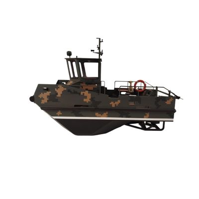 1:16 Scale Simulation Power Model Boat, Model Ship Kit, Fully Assembled, 5 Color Options Available(Army Green Camouflage)