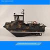 1:16 Scale Simulation Power Model Boat, Model Ship Kit, Fully Assembled, 5 Color Options Available(Army Green Camouflage) view 2