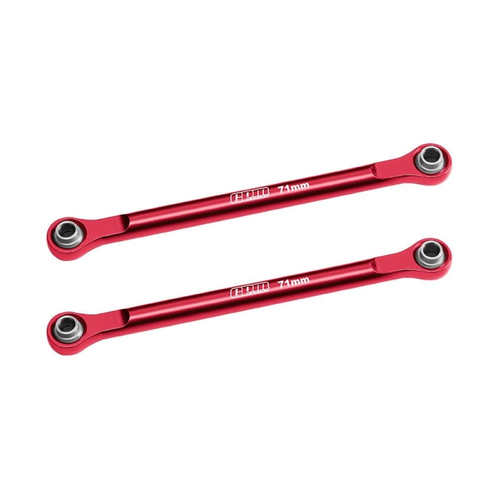 Aluminum 7075-T6 Alloy Front Steering Toe Links for Traxxas 1/16 Mini XRT VXL-3S 108076-1 Monster Truck Upgrades - Red