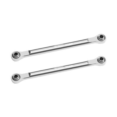 Aluminum 7075-T6 Alloy Front Steering Toe Links for Traxxas 1/16 Mini XRT VXL-3S 108076-1 Monster Truck Upgrades - Silver