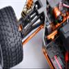Aluminum 7075-T6 Alloy Front Steering Toe Links for Traxxas 1/16 Mini XRT VXL-3S 108076-1 Monster Truck Upgrades - Silver view 2